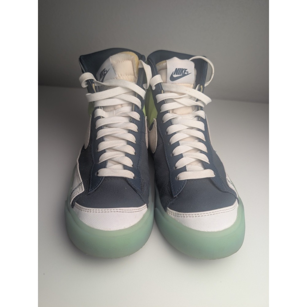 Nike Blazer Mid '77 Jumbo Dark Obsidian Volt High Top Sneakers Women's 7.5/Y6